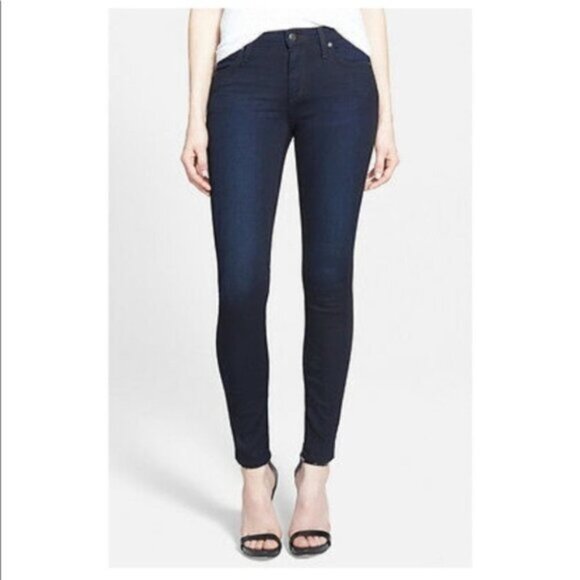 Anthropologie Joe's Jeans Icon Skinny Ankle Blaire Jeans Denim Dark Wash - Picture 1 of 15